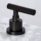 Kingston Brass FSC8935CML Manhattan Widespread Bathroom Faucet W/ Brass Pop-Up, Bronze FSC8935CML - alternate 4